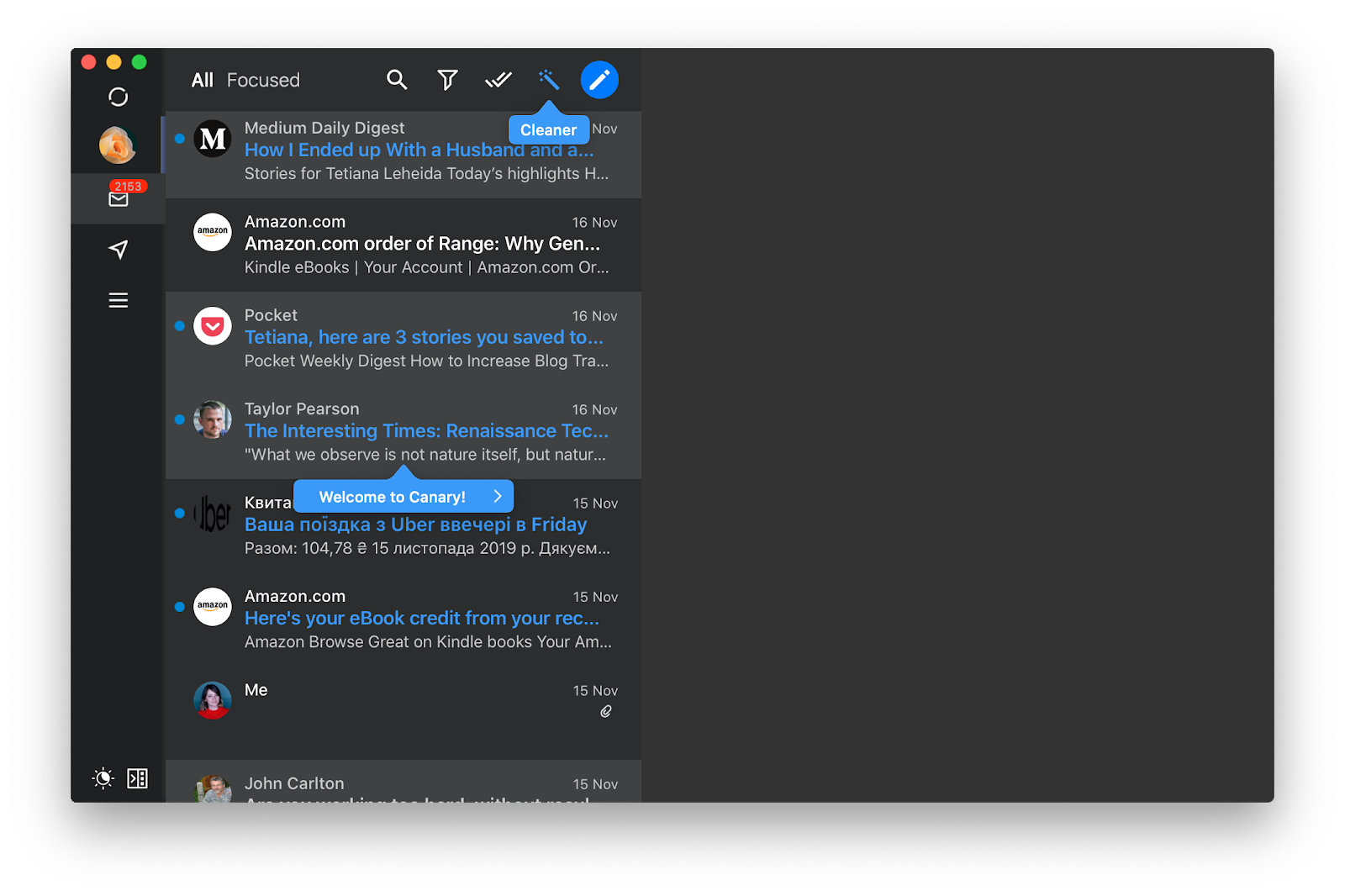 Canary Mail app Canary Mail app