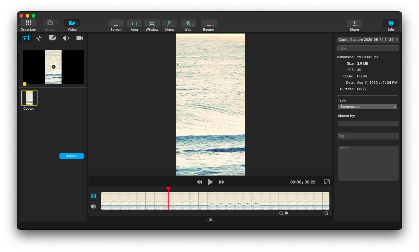 customize audio in your time lapse video