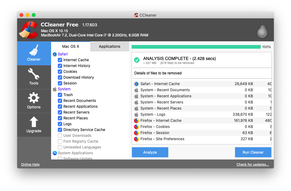 is ccleaner for mac 64 bit