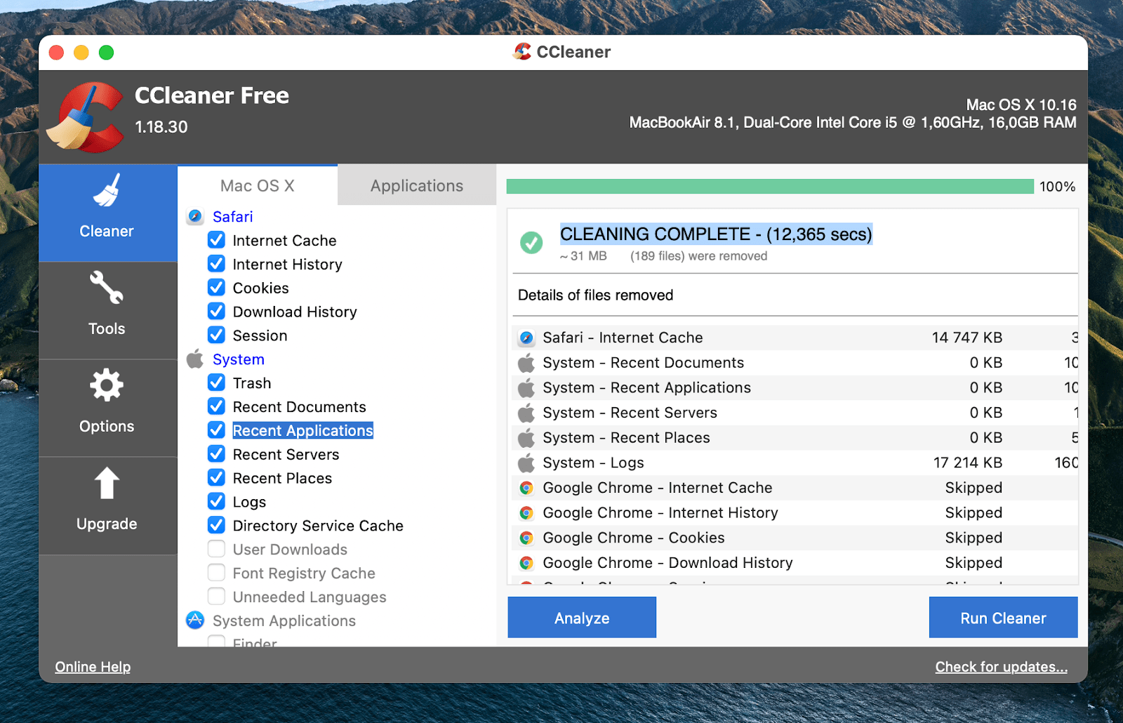 ccleaner for mac free