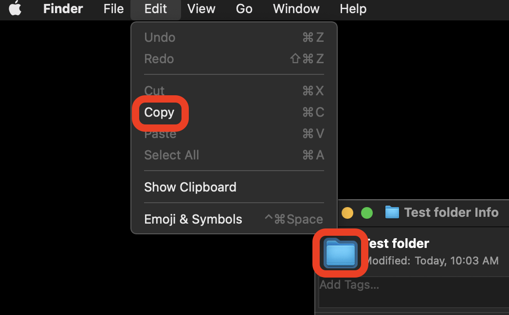 how to change the folder color on mac