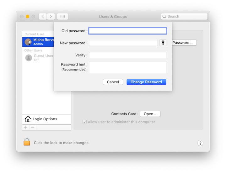 How To Change Password On Mac Easily – Setapp
