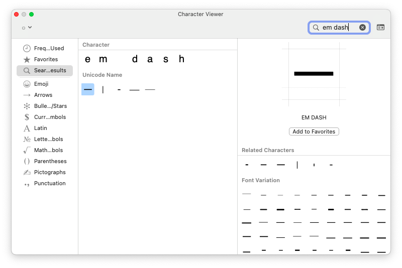 How to type an em dash in Windows and macOS