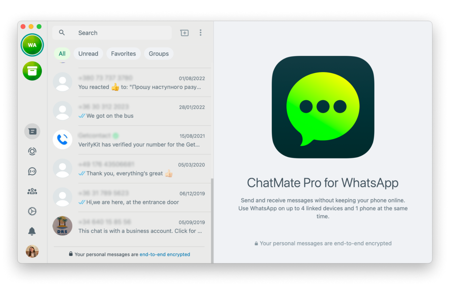 ChatMate for Whatsapp on mac