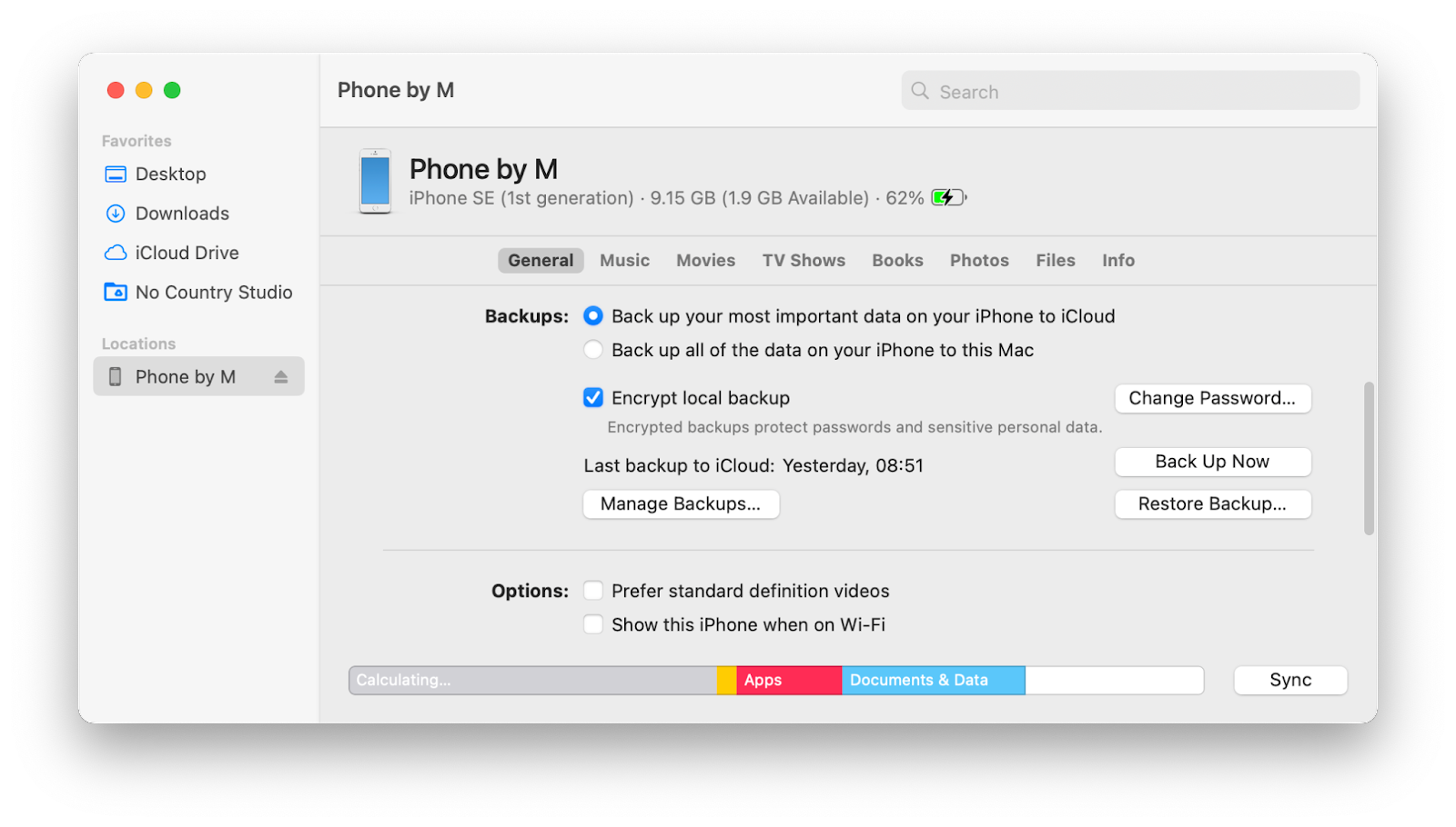 check iphone backup