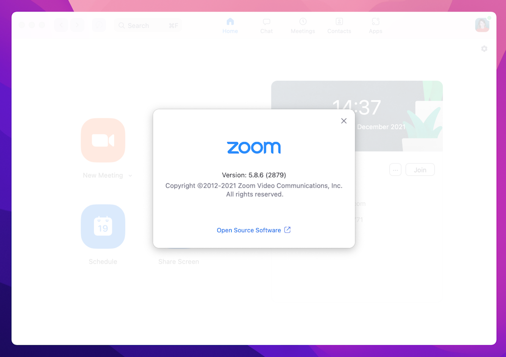 update zoom macbook