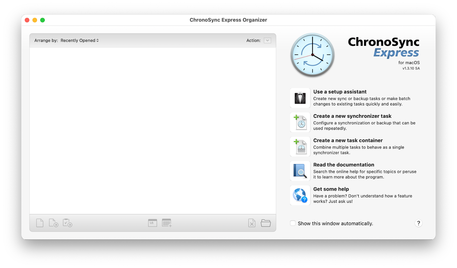 chronosync express mac