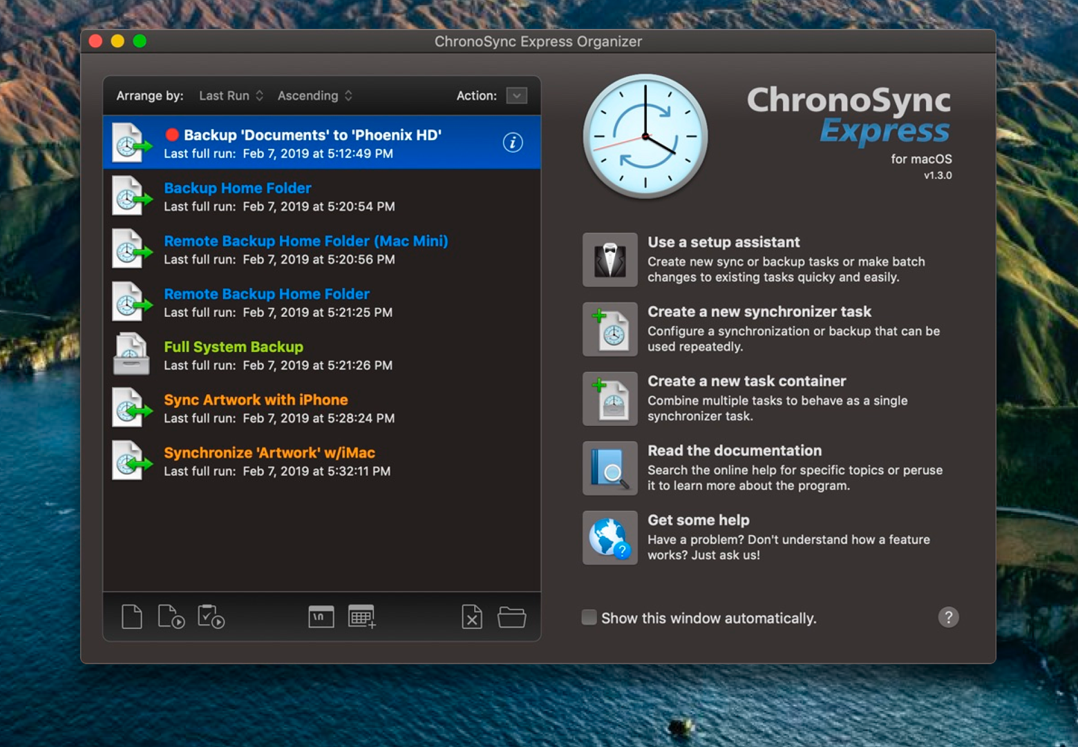 Chronosync Express Mac iPhone