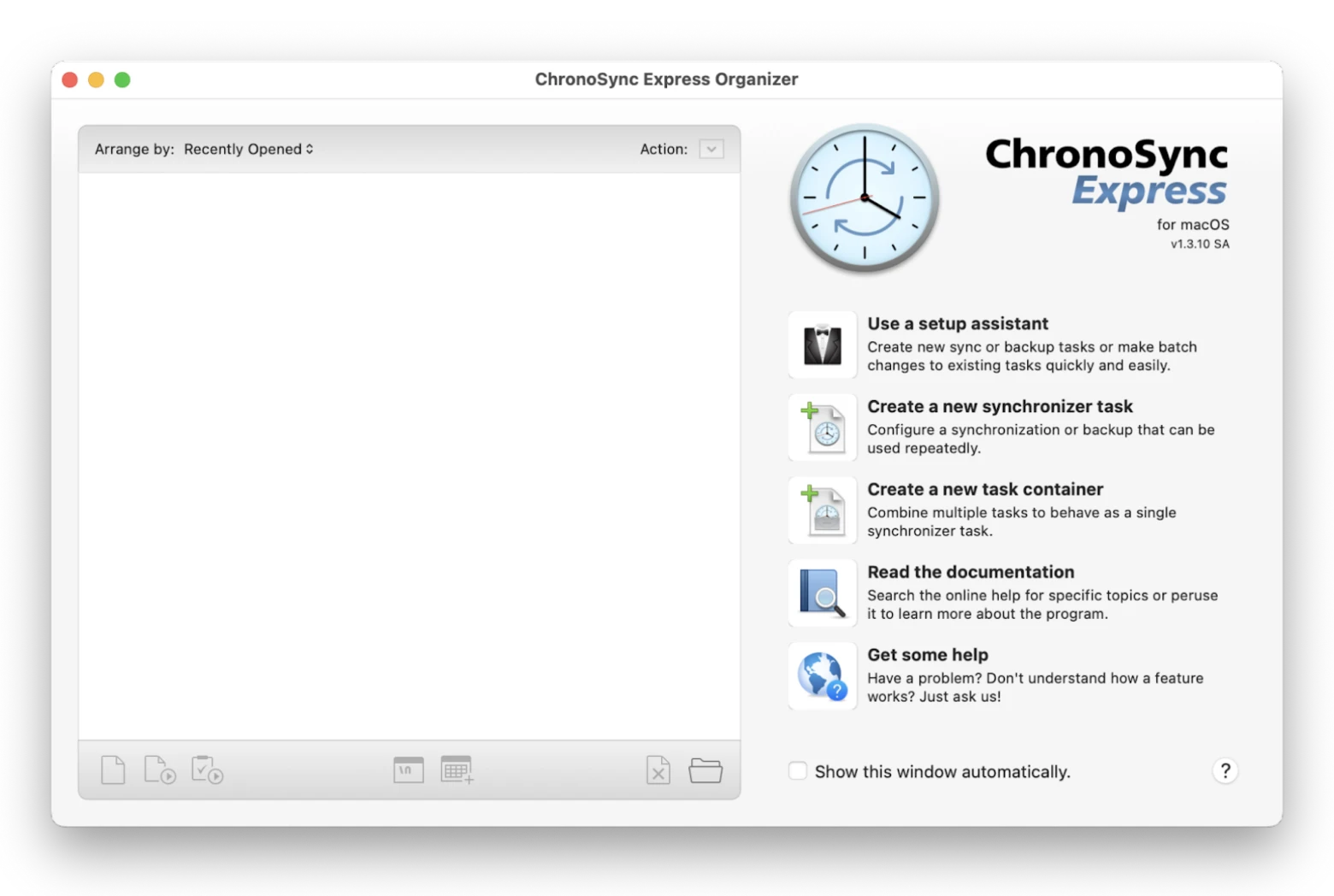 chronosync express restore mac