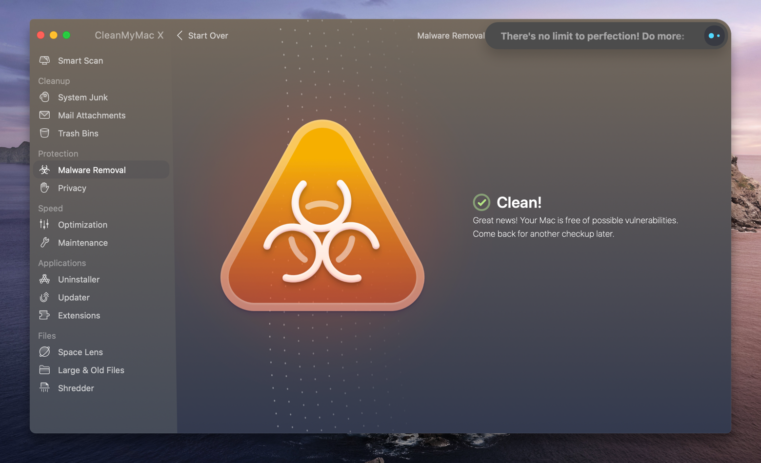 CleanMyMac X malware removal