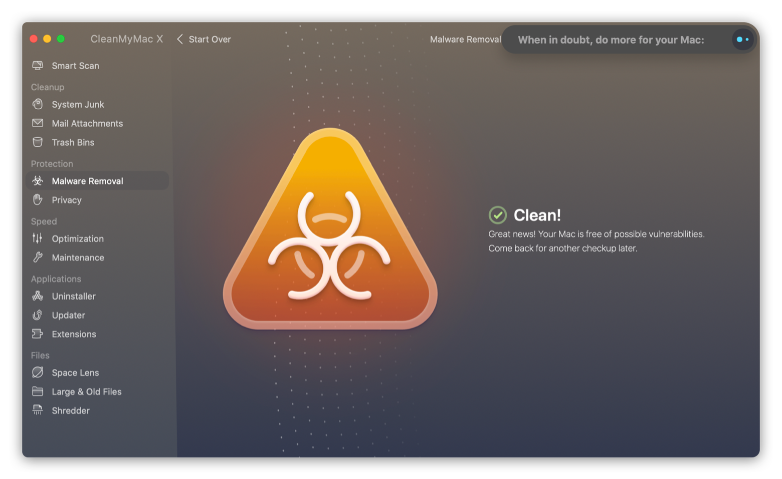 cleanmymac x malware removal tool