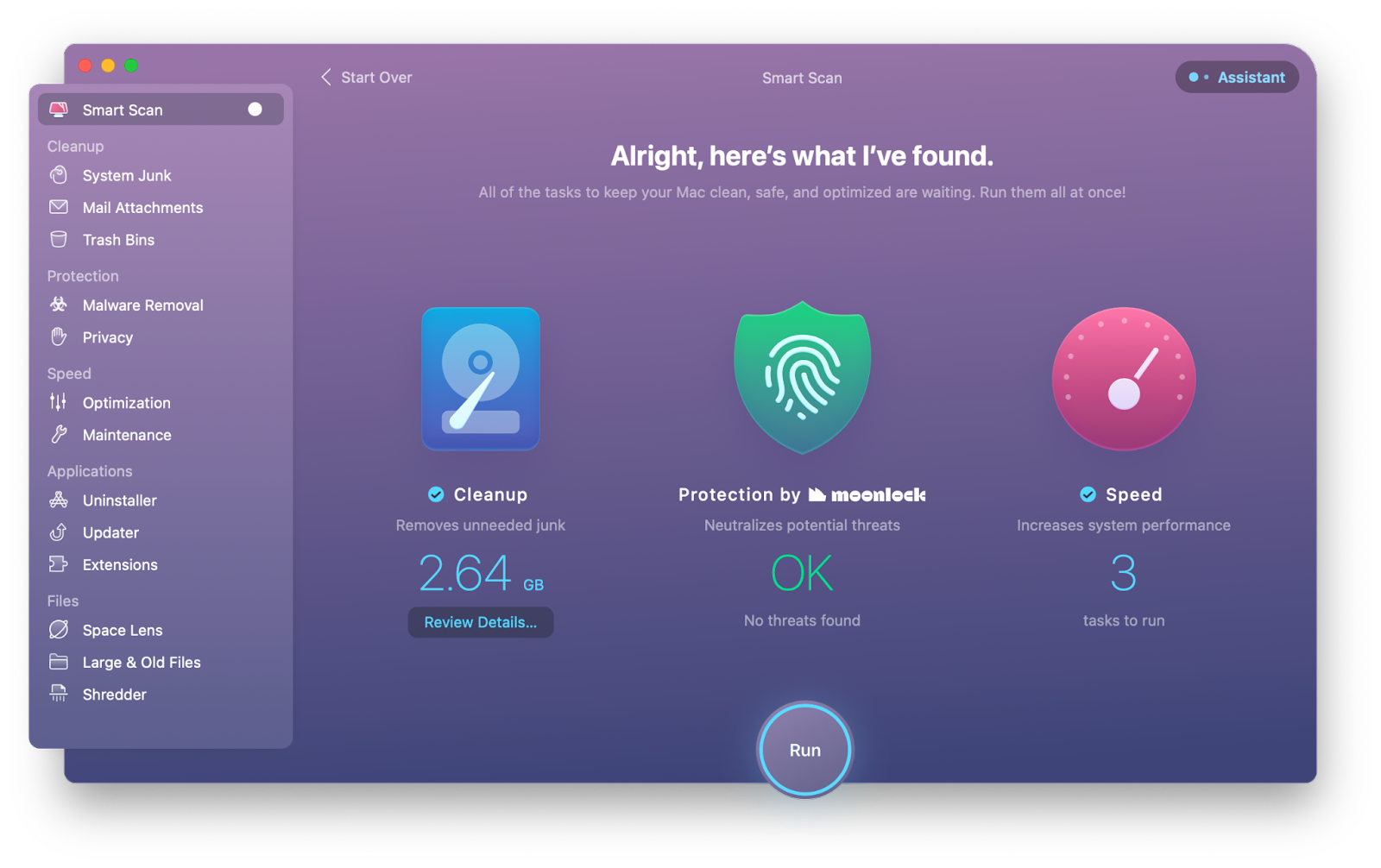 cleanmymacx smart scan