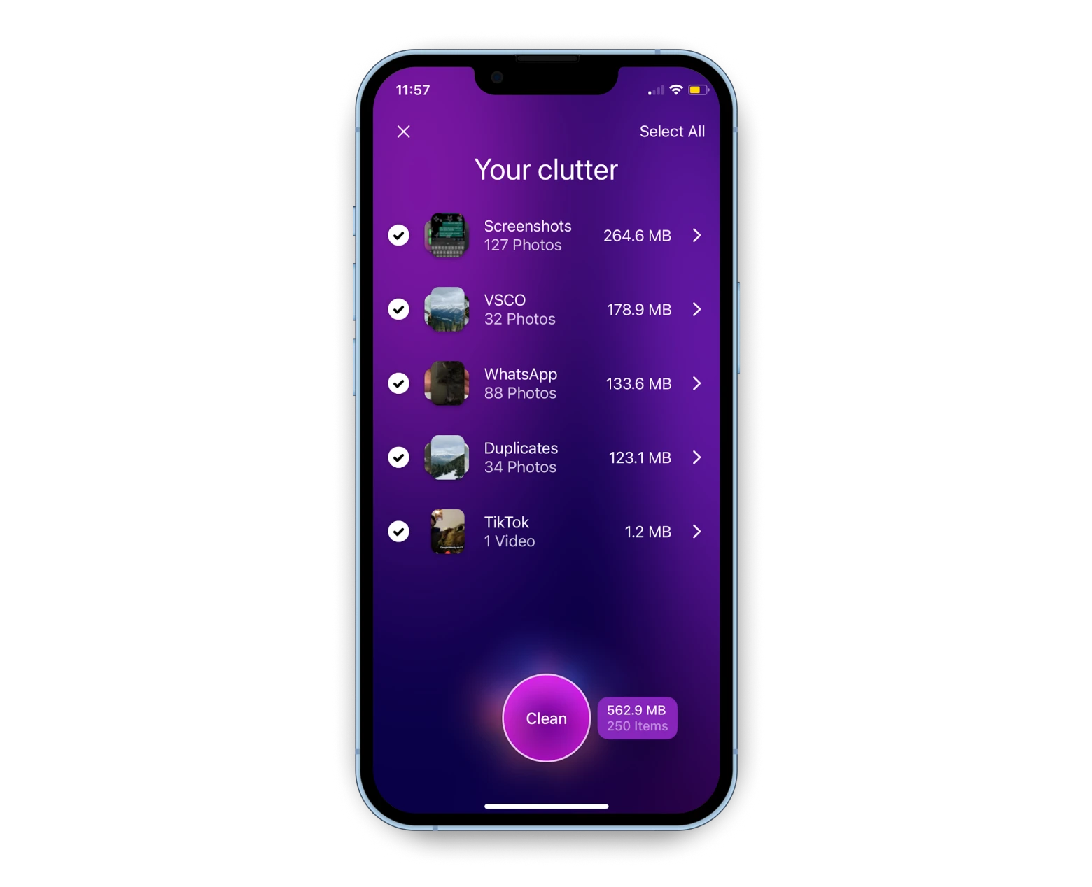 cleanmyphone interface