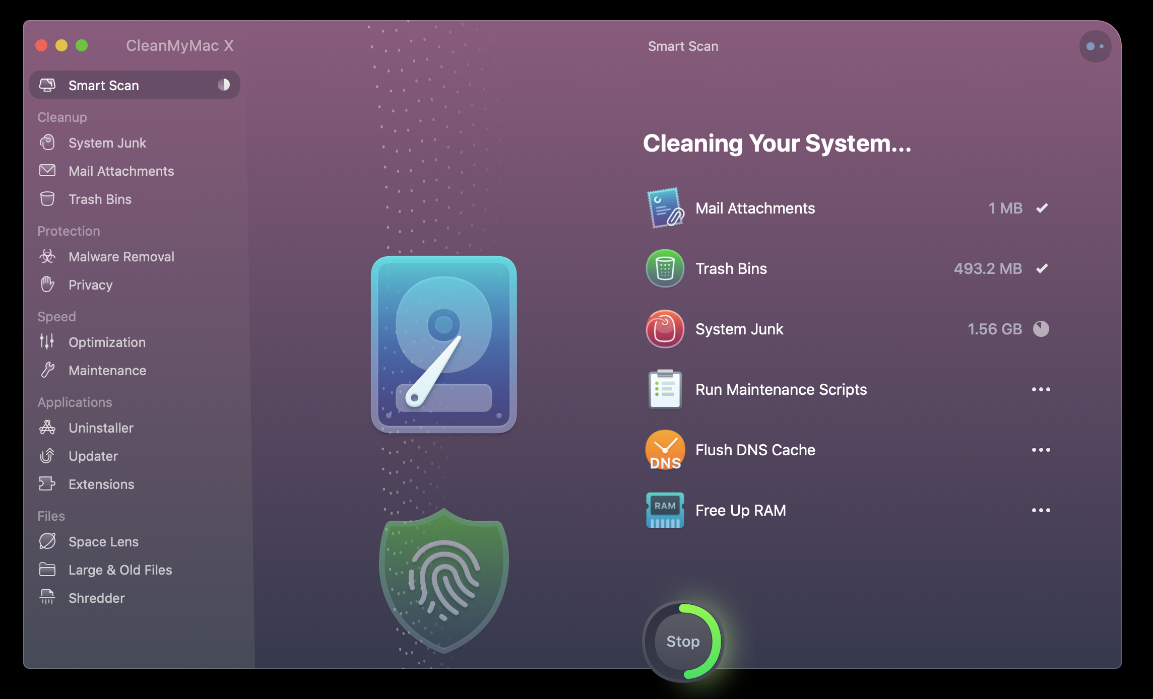 clear cache cleanmymac