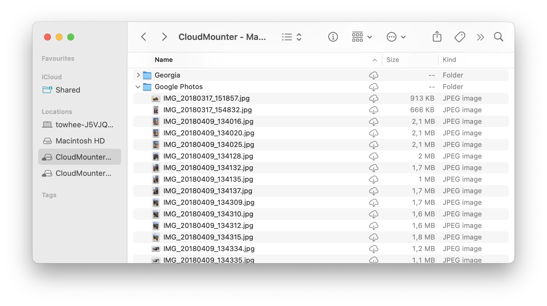 CloudMounter app to connect all your clouds to Mac Finder