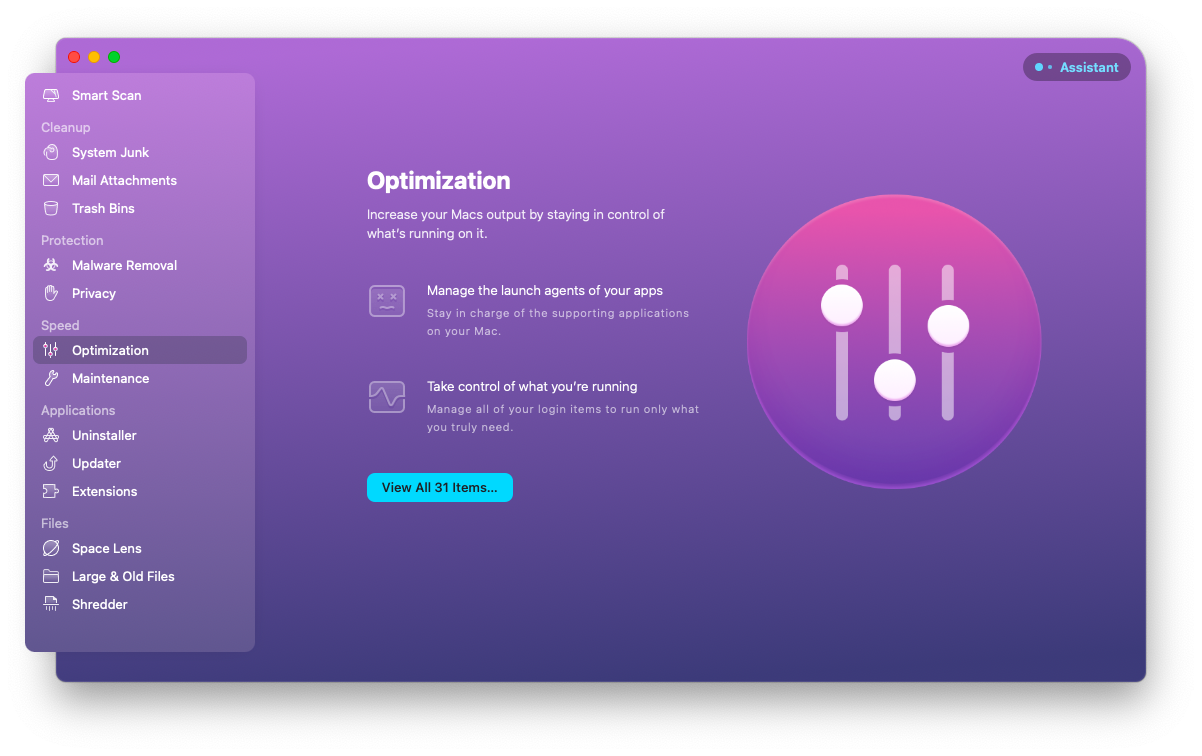 cmm optimization mac