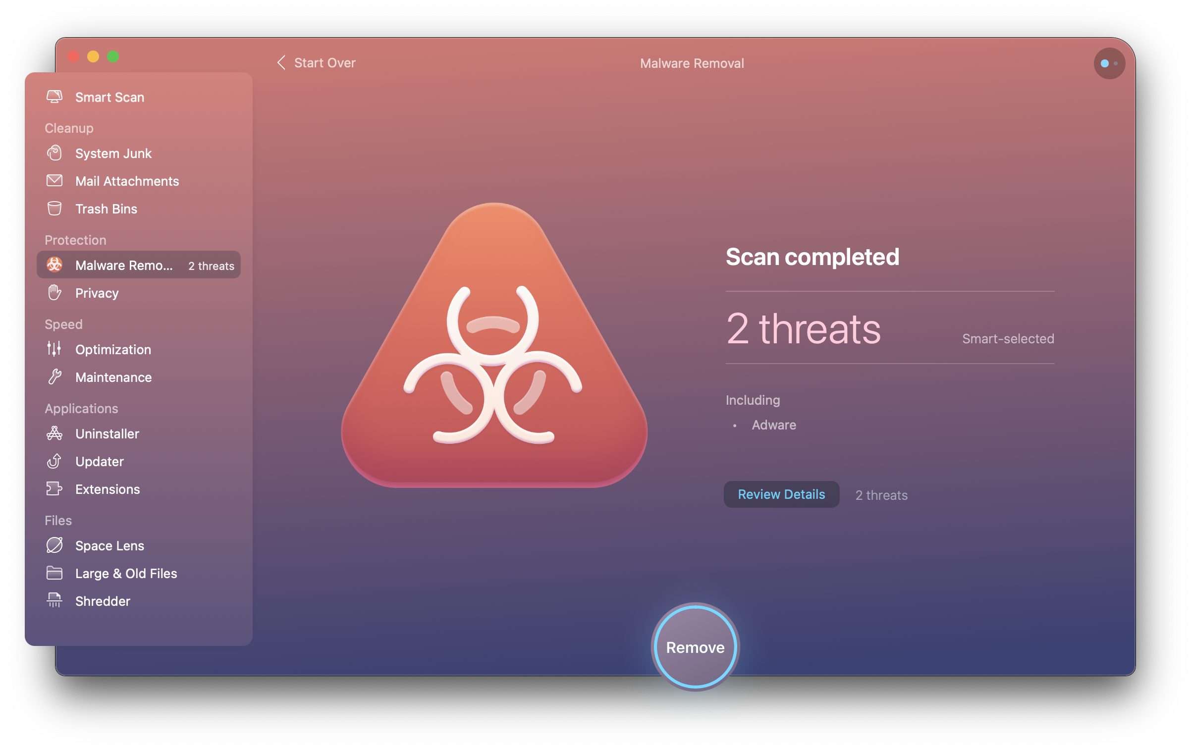 malware protection CleanMyMac X