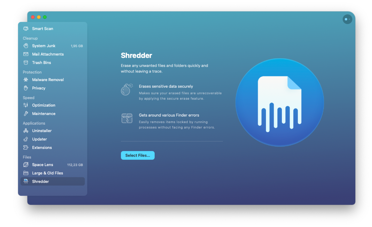 cleanmymac shredder