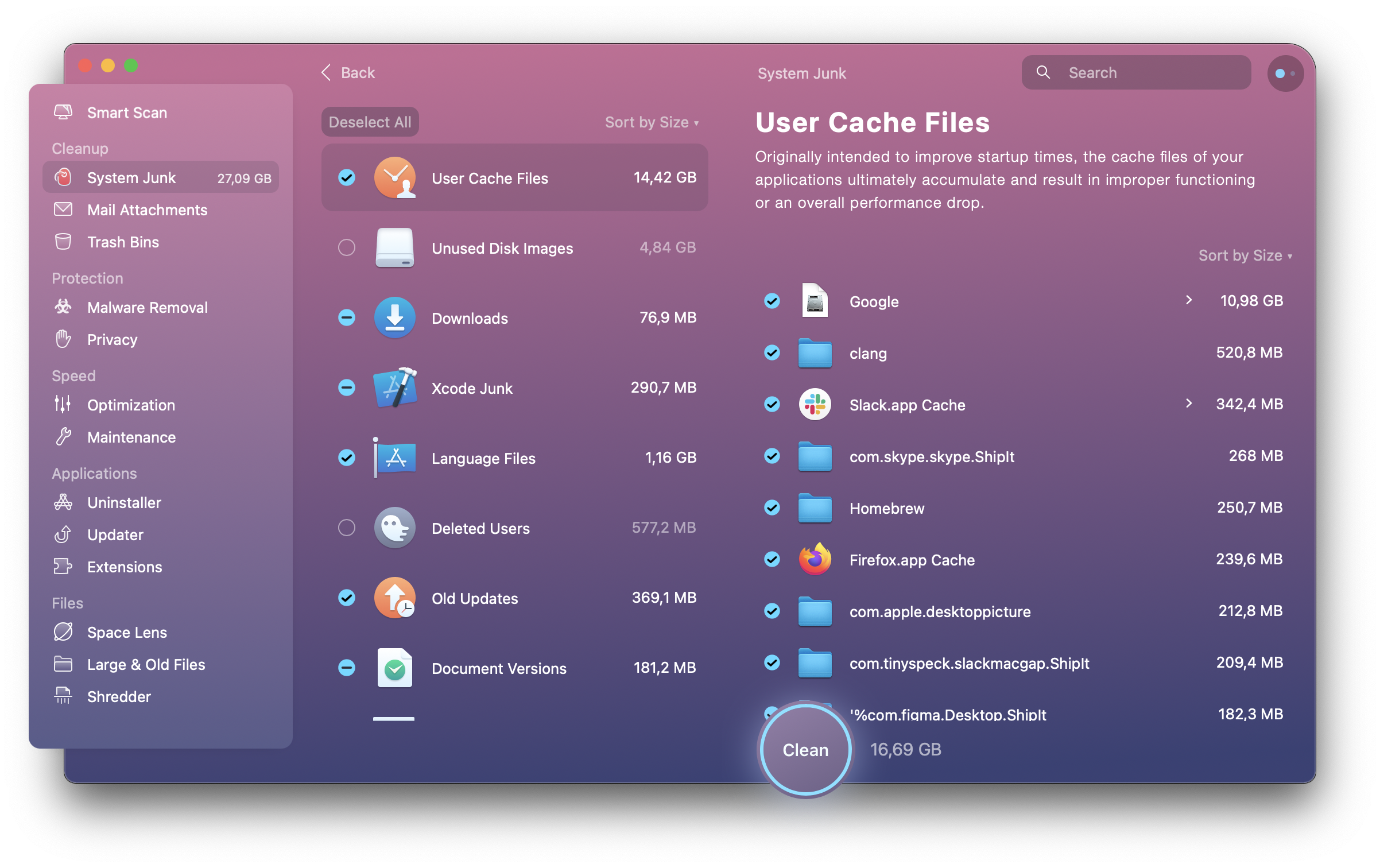 CleanMyMac X Mac optimization software