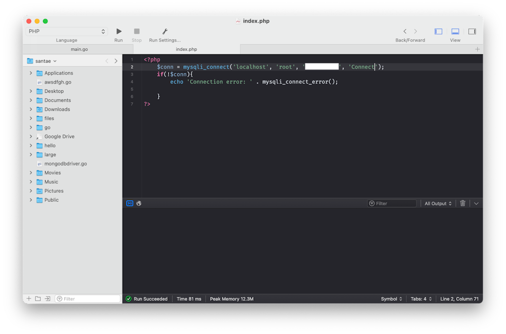 How to connect PHP script to MySQL database