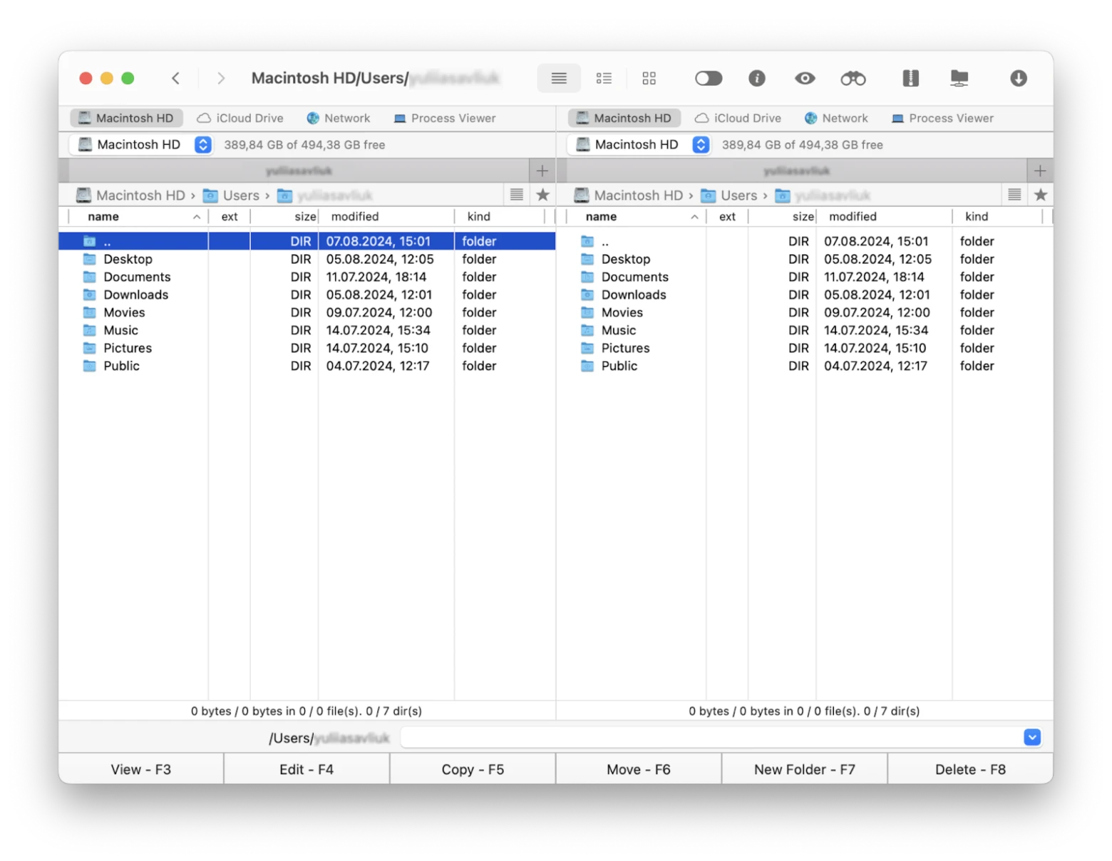 Commander One file manager