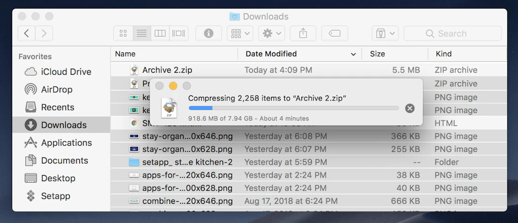 How to zip and unzip files and folders on Mac