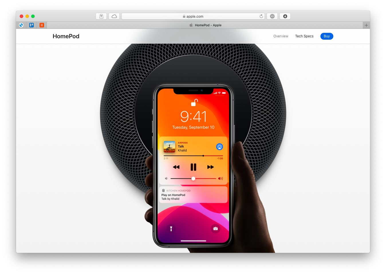 pair iphone with homepod