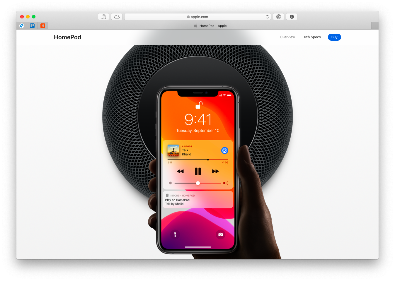 connect AirPlay HomePod Bluetooth iPhone