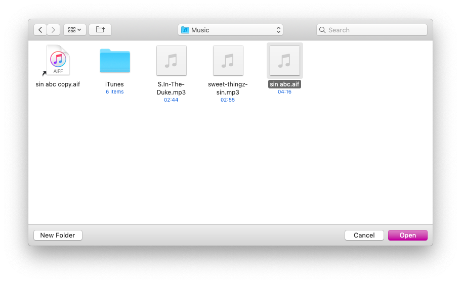 copy music from Mac to iTunes