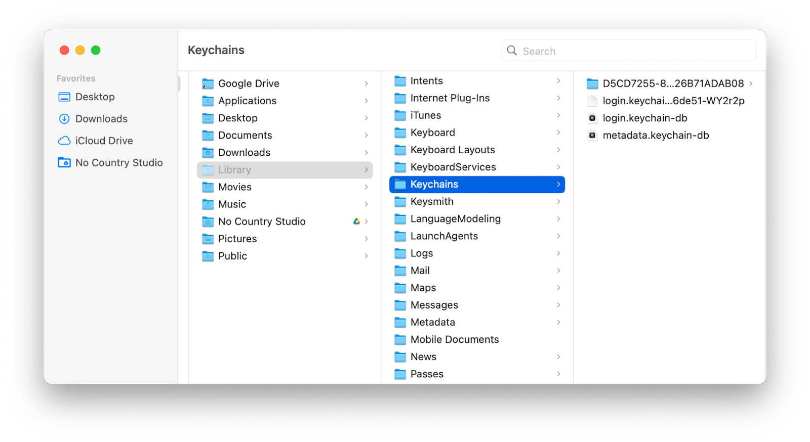 create keychain access mac