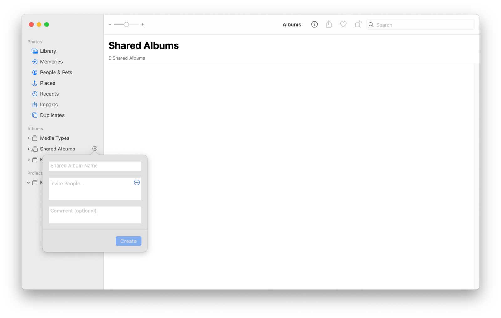 Add Shared Album on a Mac