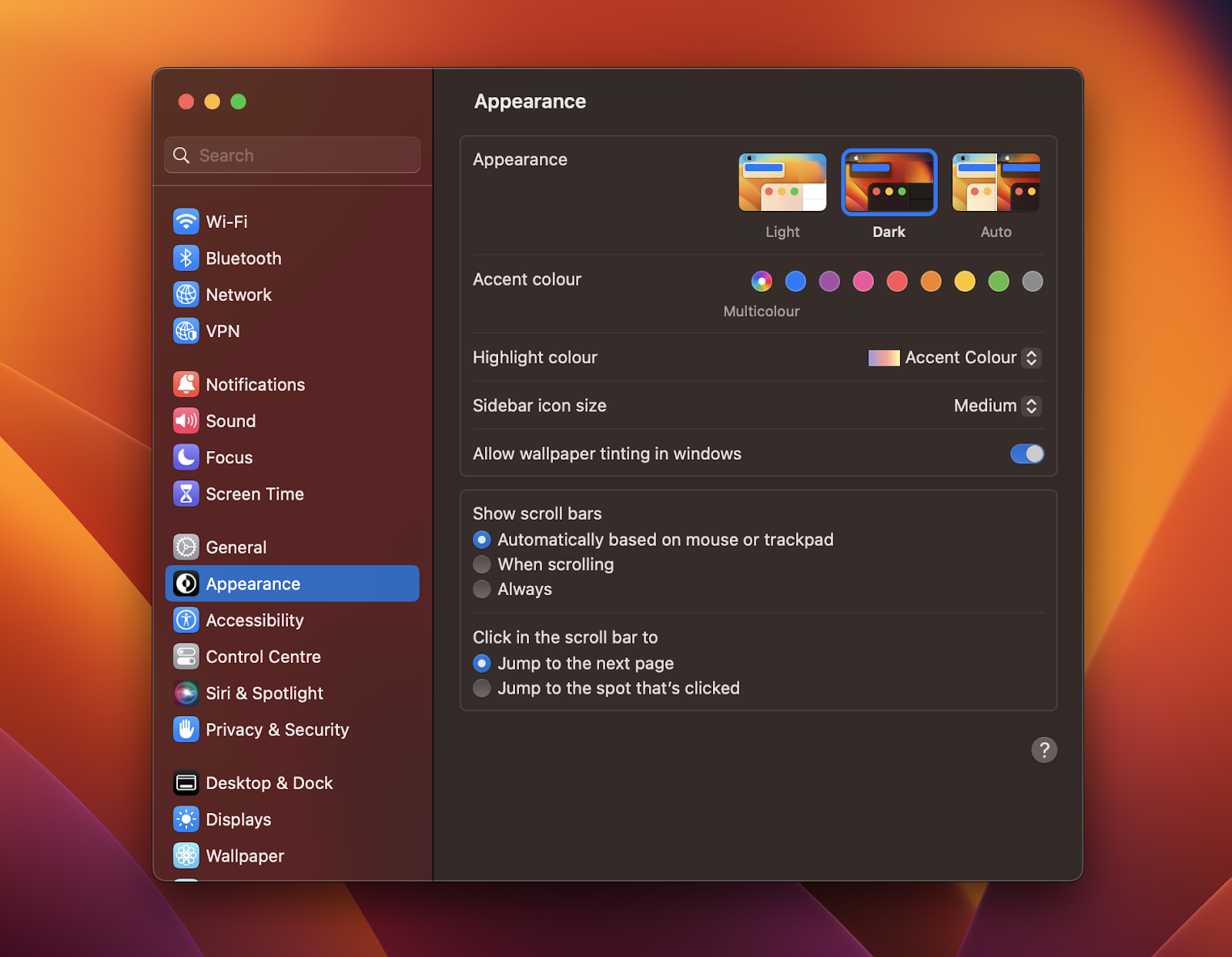 how to change chrome to dark mode on mac