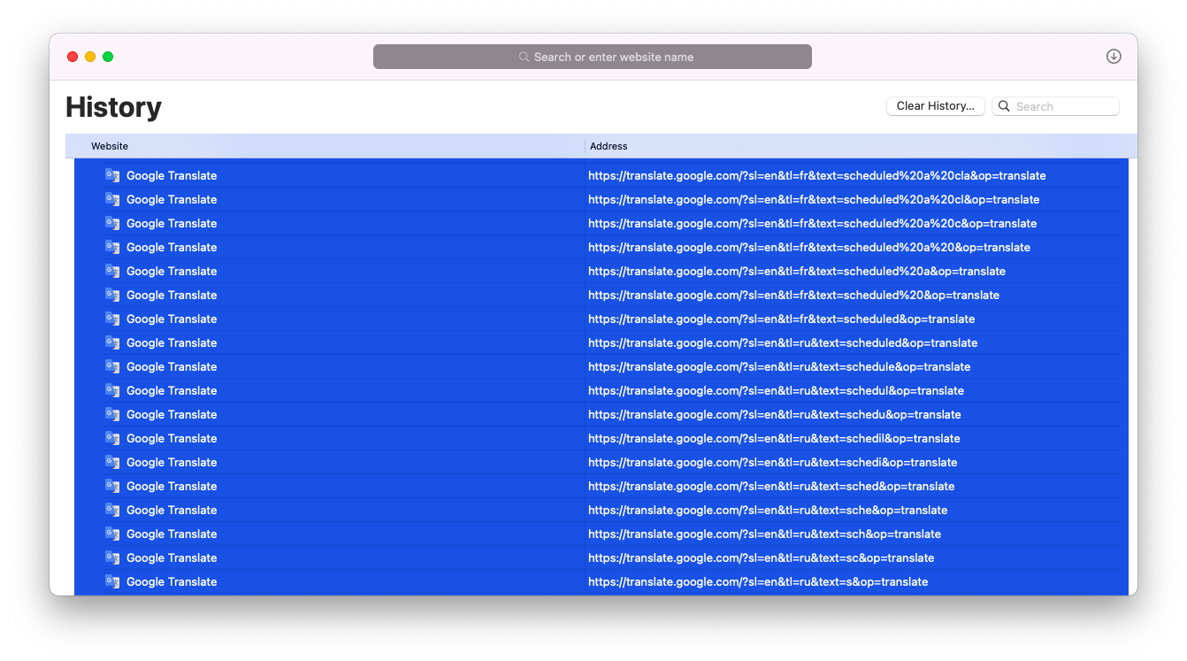 How to clear Safari history in a few clicks