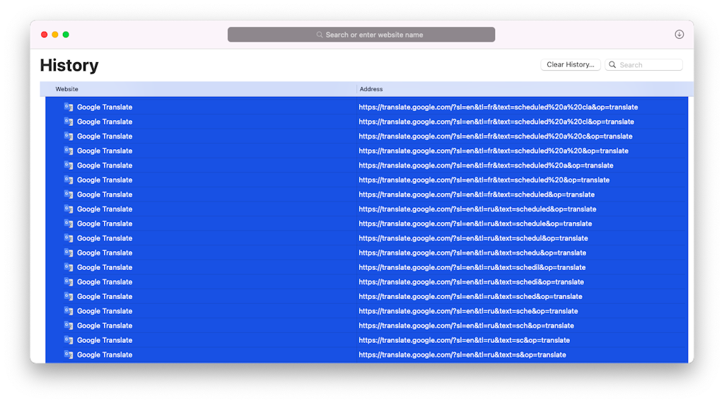 How to clear Safari history in a few clicks
