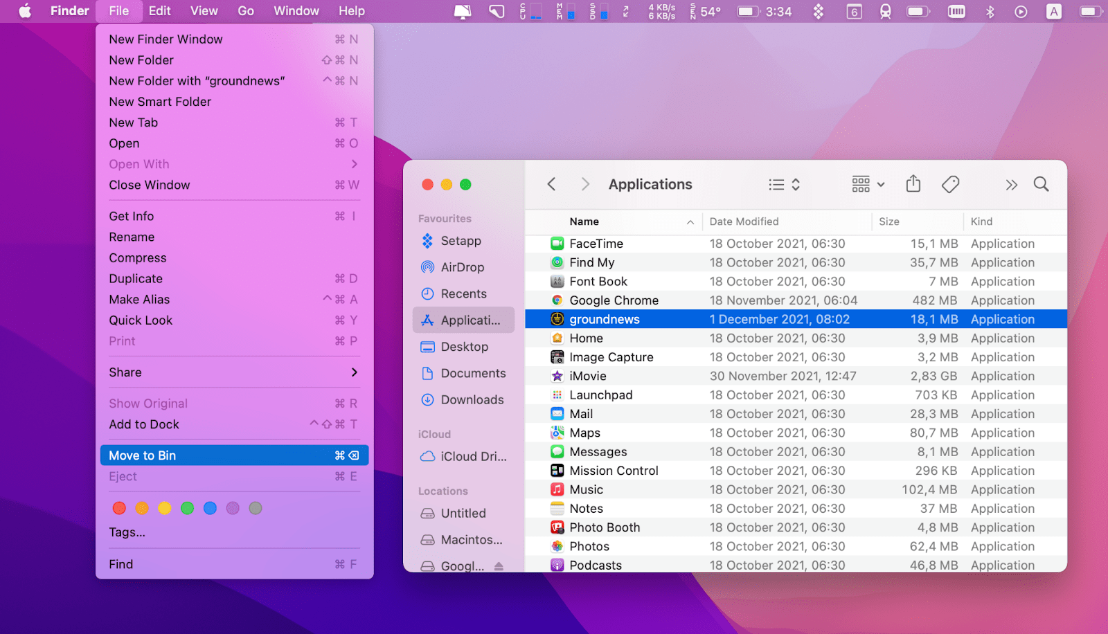 how to delete apps on mac that wont be moved to trash