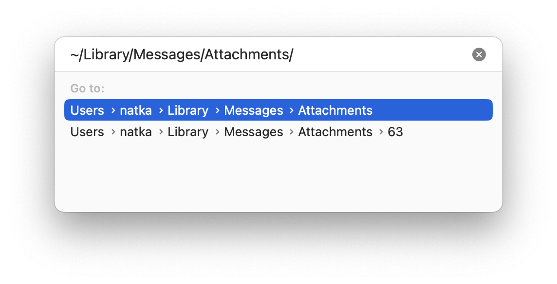 delete attachments from messages