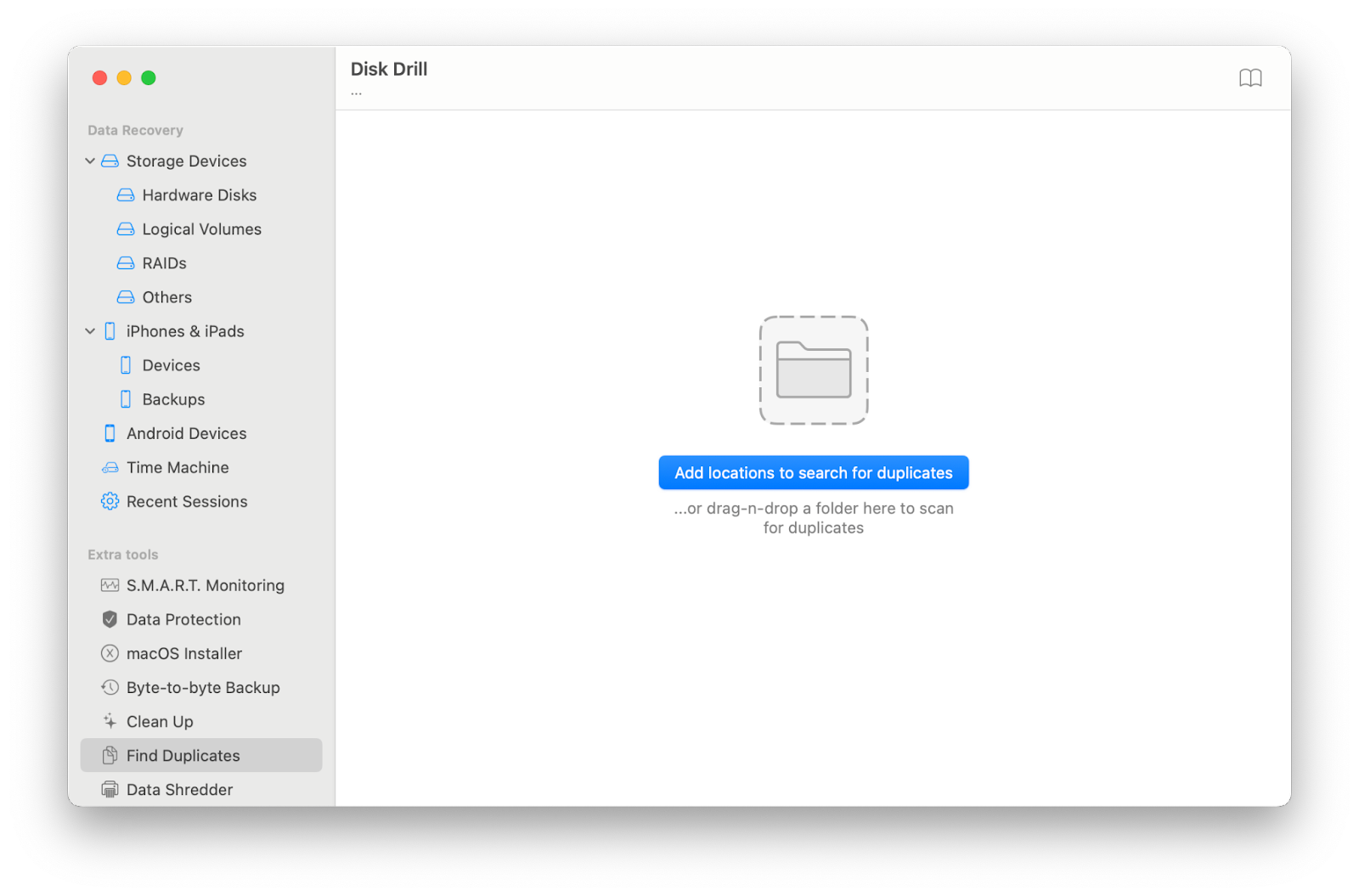 delete duplicates from mac disk drill