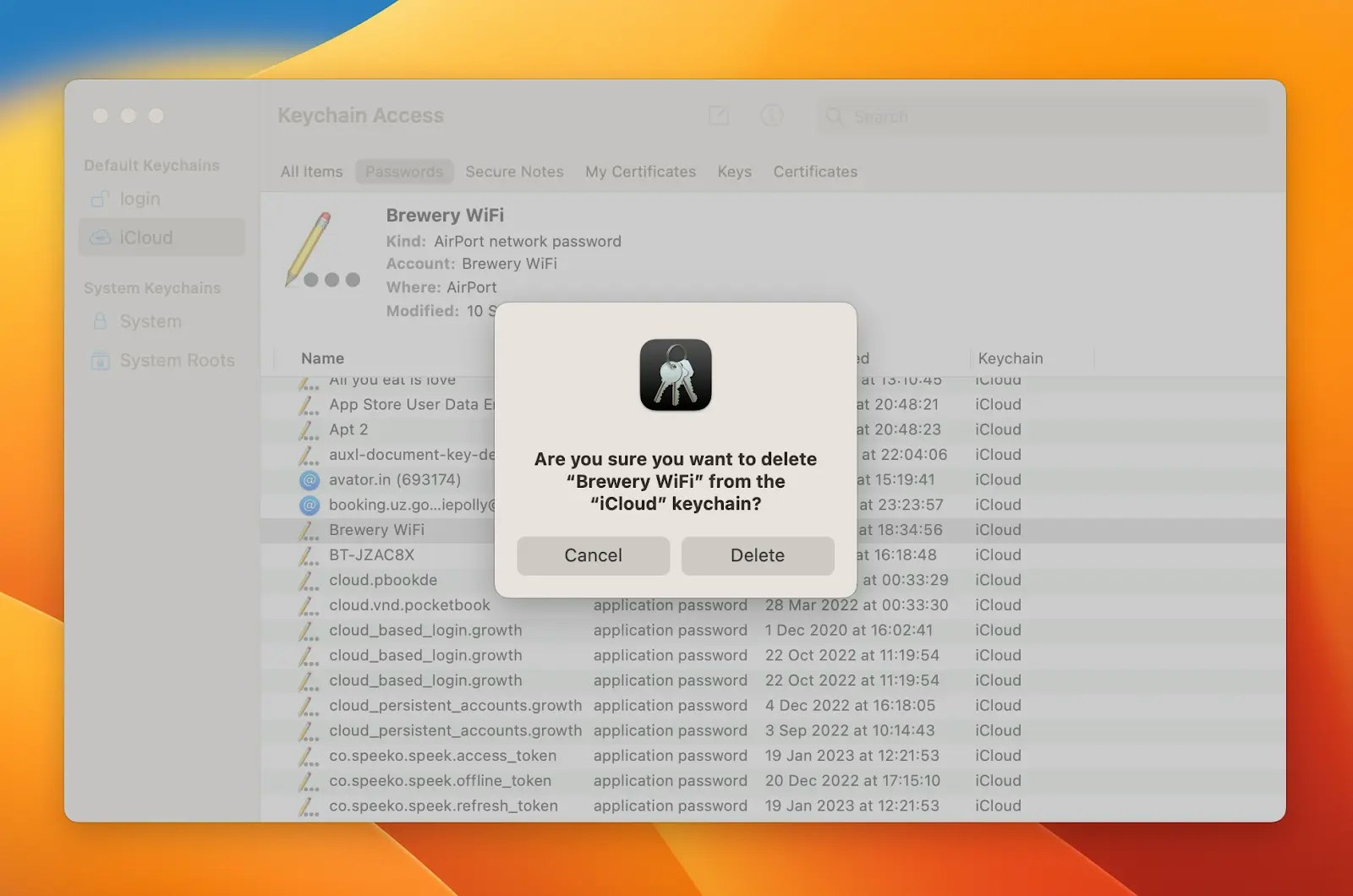 How to fix Keychain problems on Mac