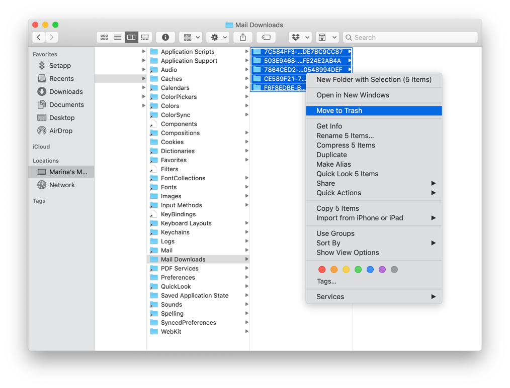 outlook for mac remove calendar attachmetns