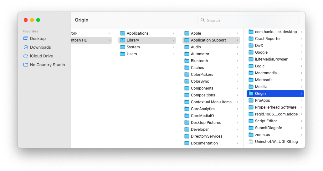 How to clear Origin cache on macOS