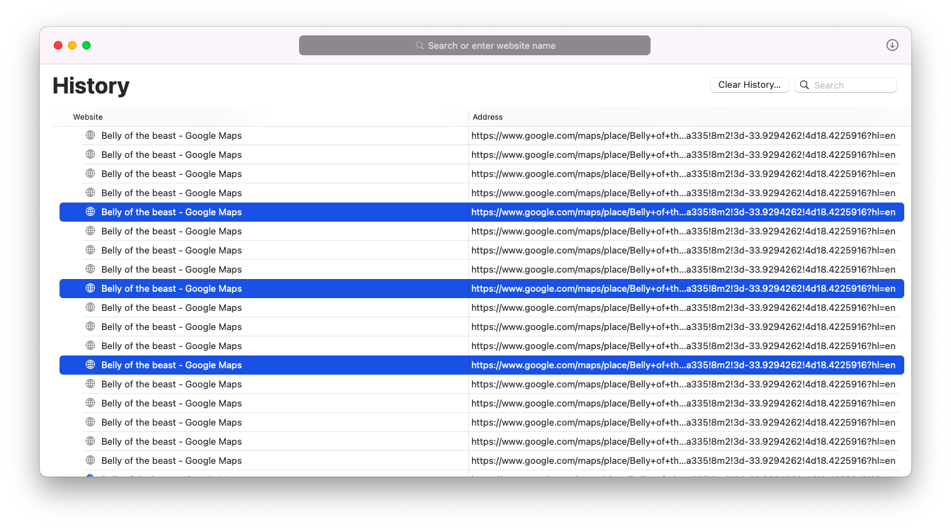 How to clear Safari history in a few clicks