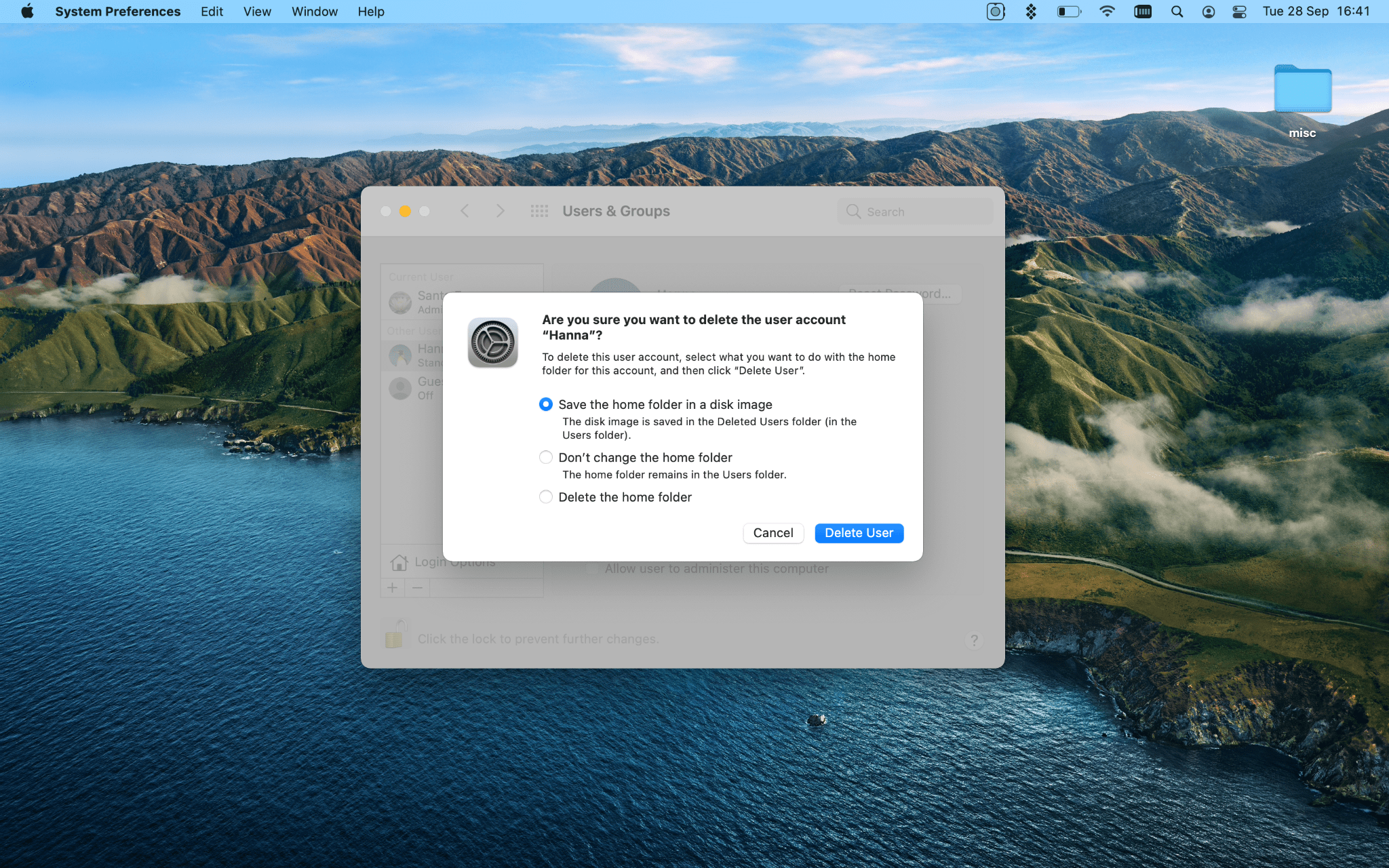 How to create a new user on Mac