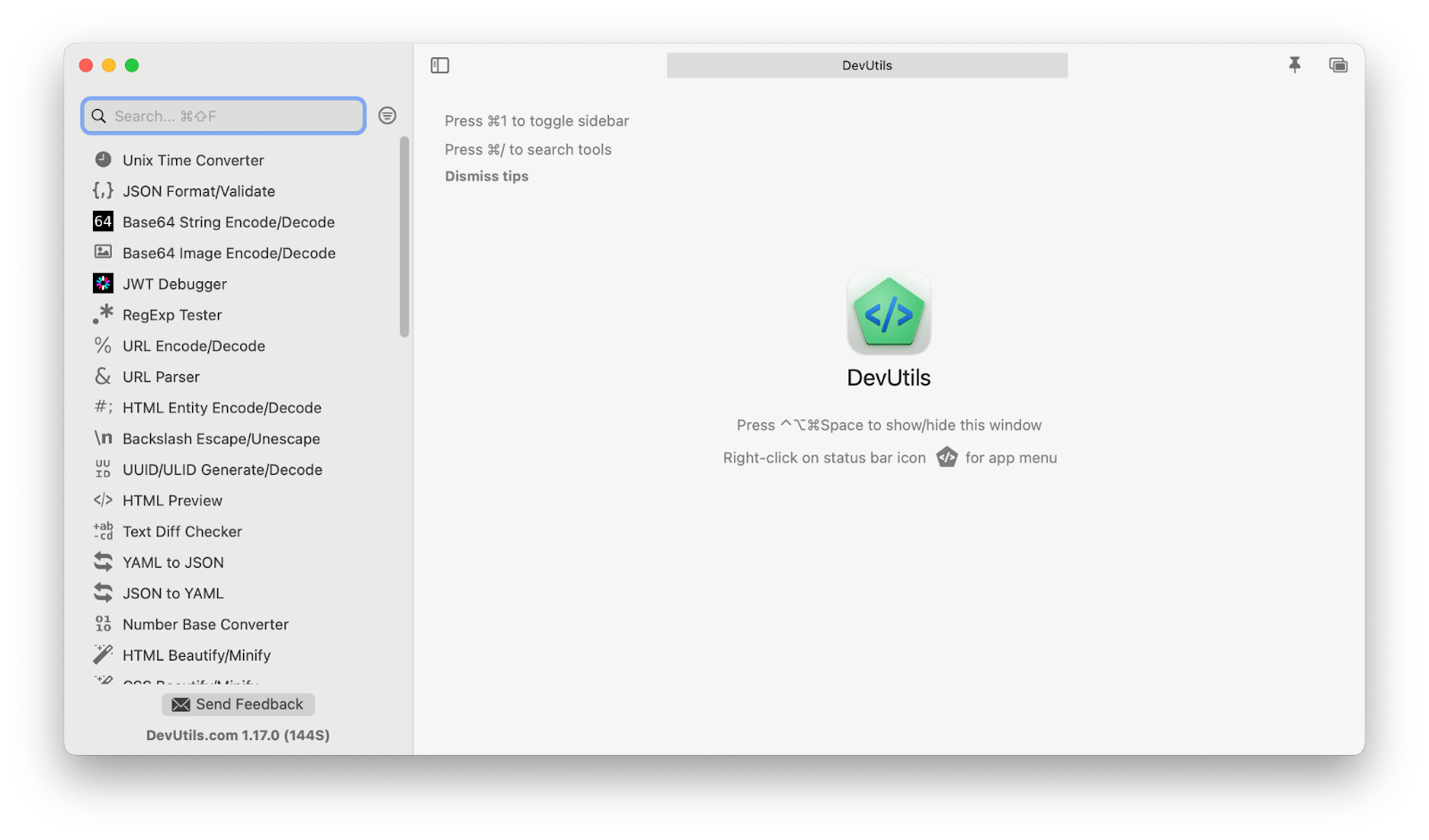 devutils offline development tool for mac