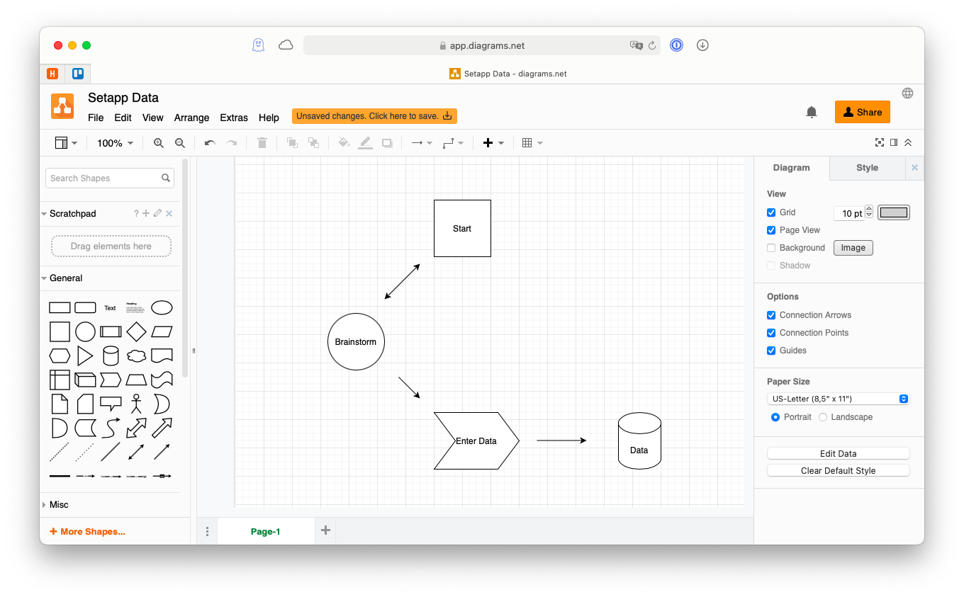 diagrams.net web app