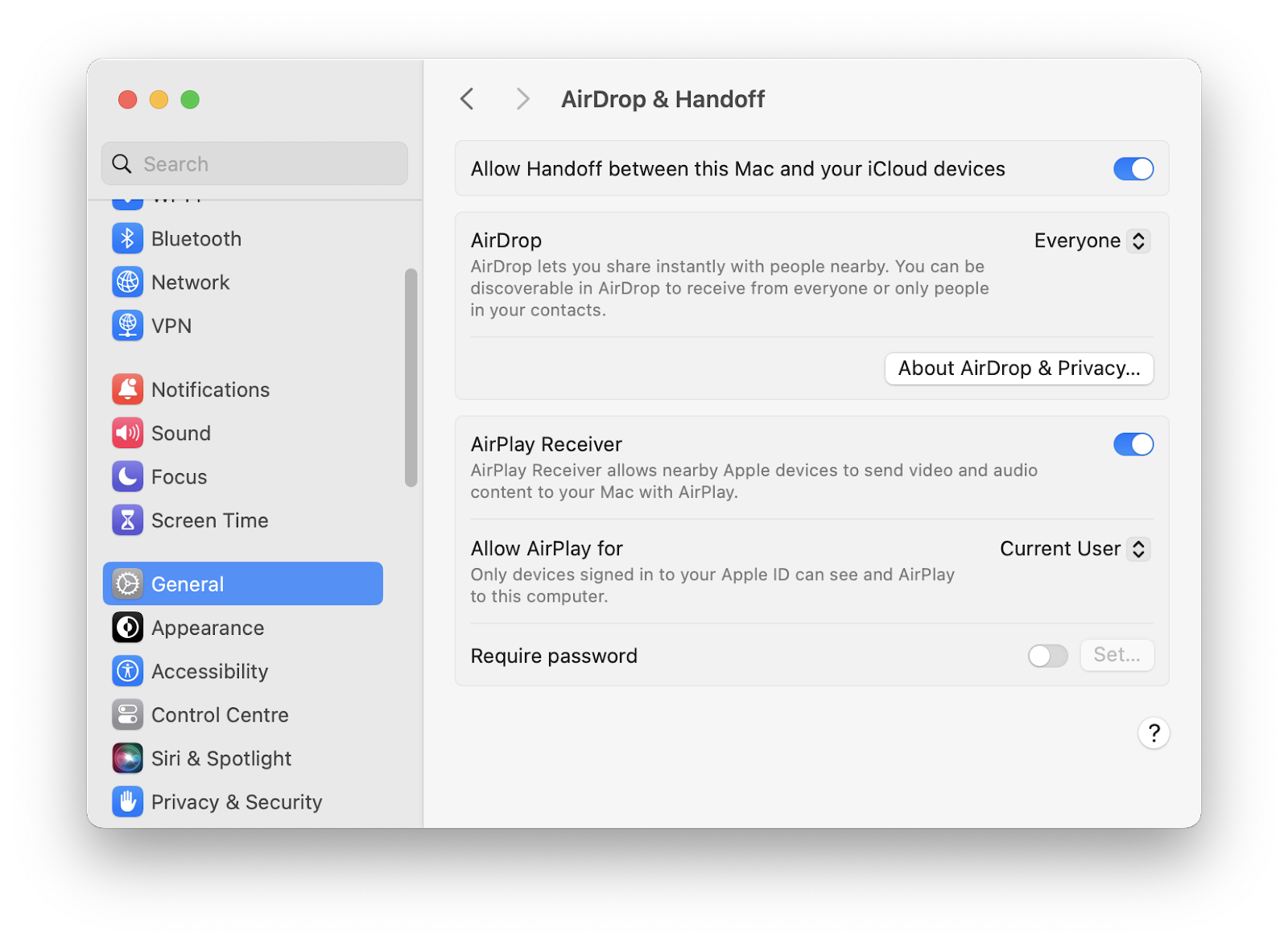 Here’s how to turn off AirPlay on Apple devices