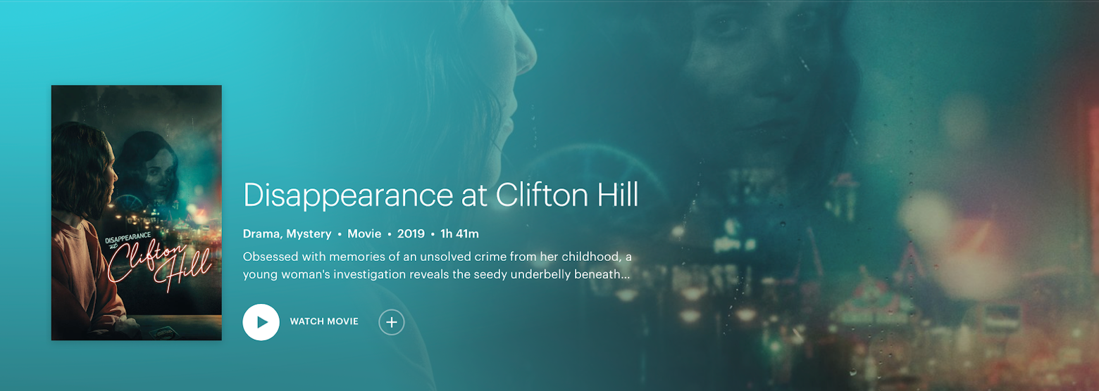 Disappearance at Clifton Hill Hulu