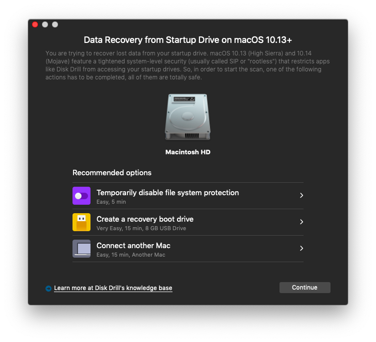 Disk Drill file recovery