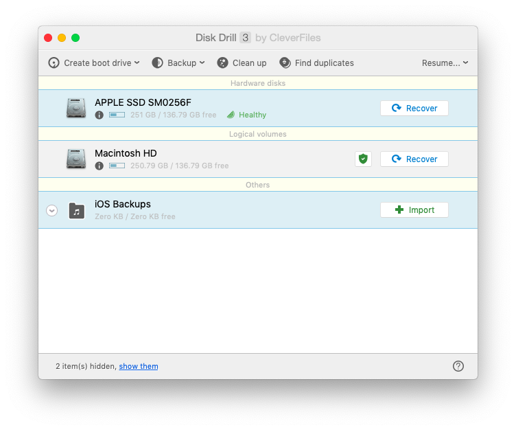 disk drill recover files on mac