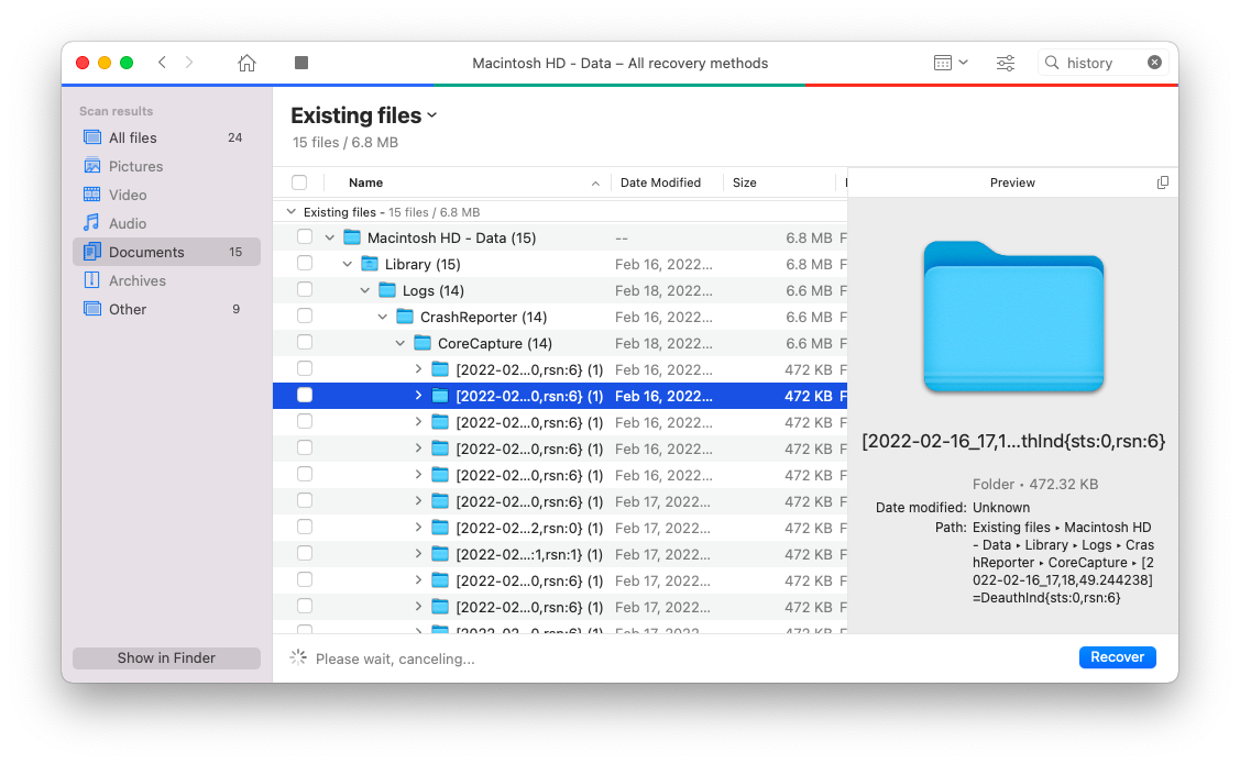 mac delete file shortcut