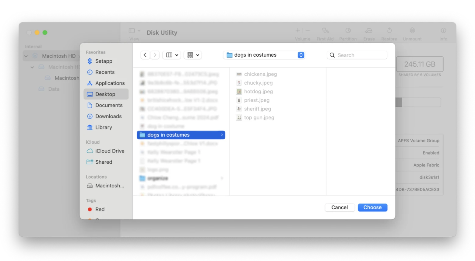 disk utility encrypted folder creation